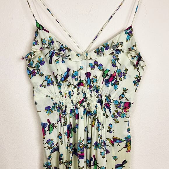 Traffic People | Songbird Ruffled Maxi Dress Sz XS - Picture 5 of 7